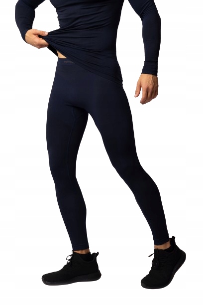 Spaio Pánské termoaktivní legíny Play modré/černé vel. M