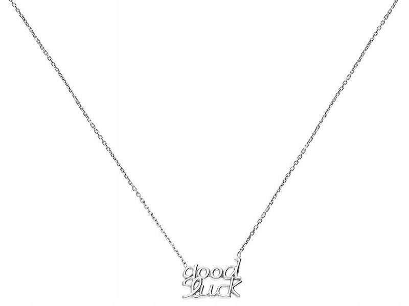 Stříbrný náhrdelník 925, naštěstí good luck, elegantní a módní vzor, dárek
