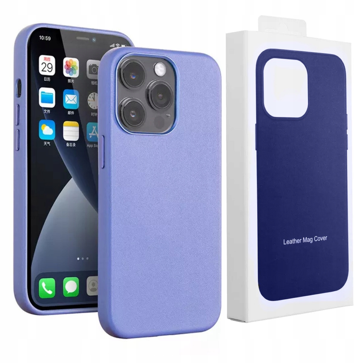 

Etui Leather MagSafe Cover do iPhone 13 Pro Max