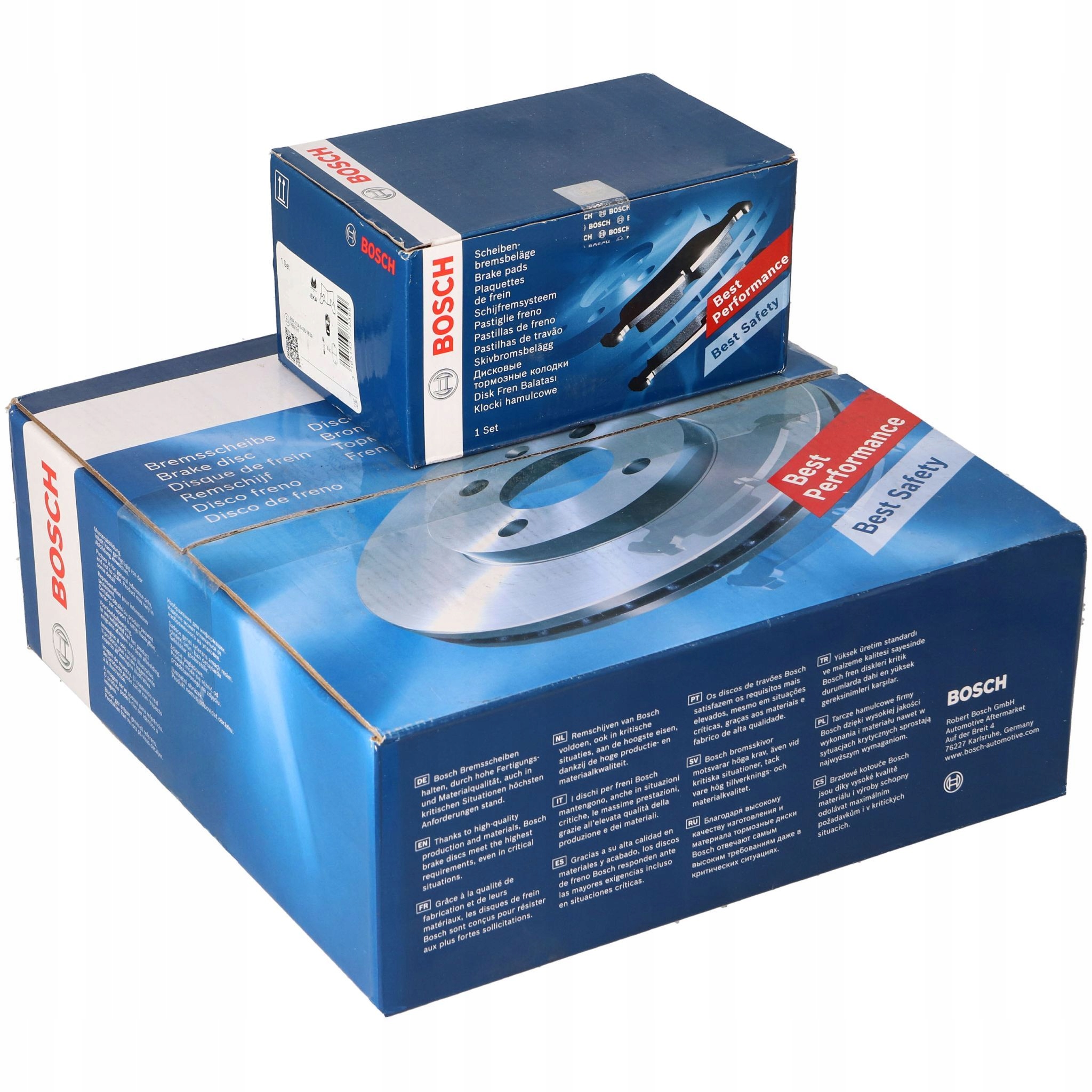 2× Bosch 0 986 479 604 тормозной диск + тормозные колодки перед 424 716