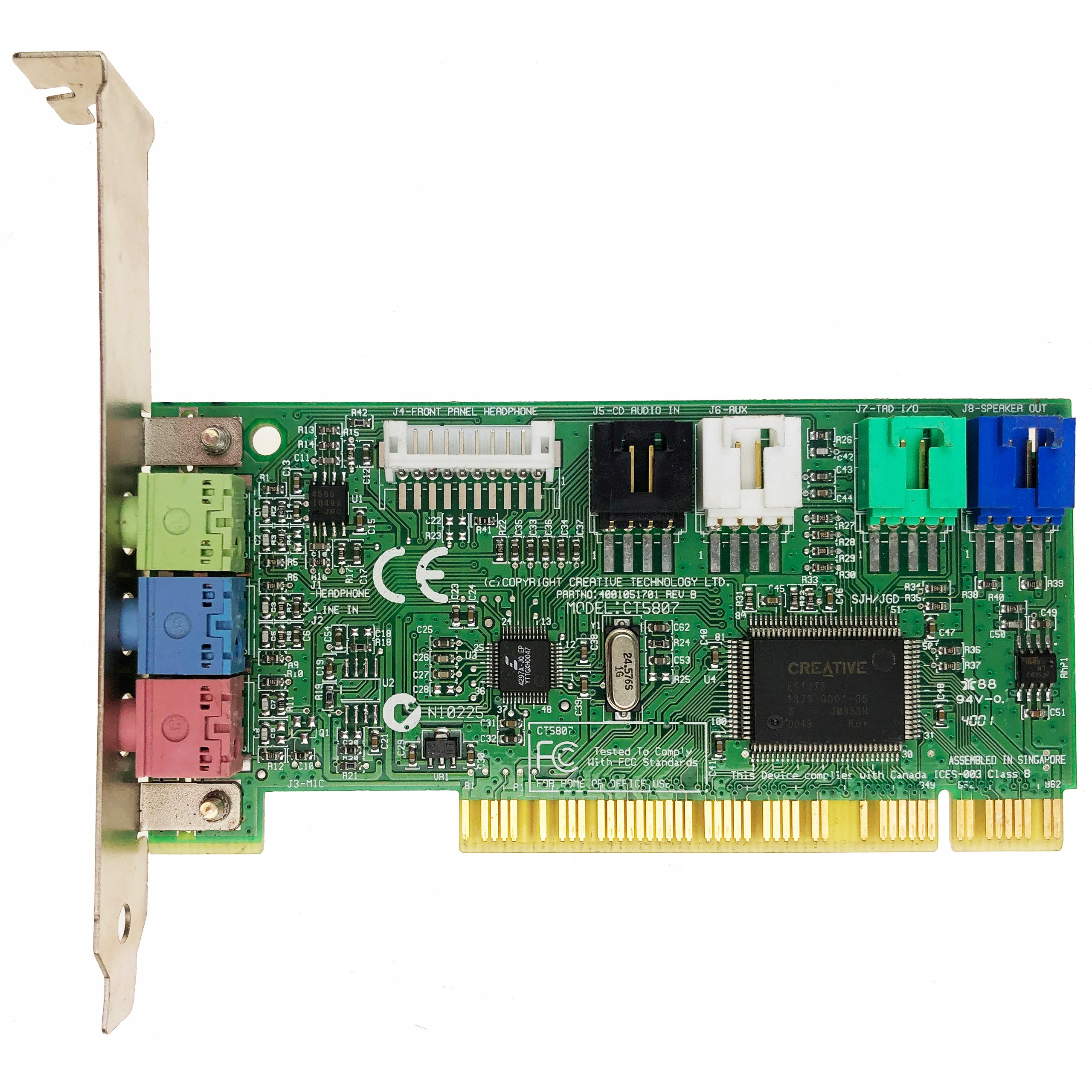 PCI CREATIVE SOUND BLASTER CT5807 100% OK \lN