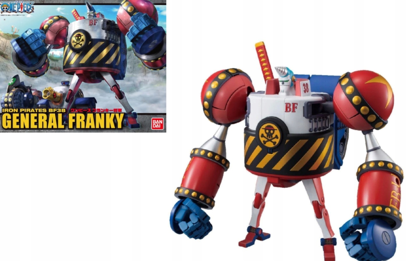 Jednokusný Model stavebnice Generál Franky 25 CM