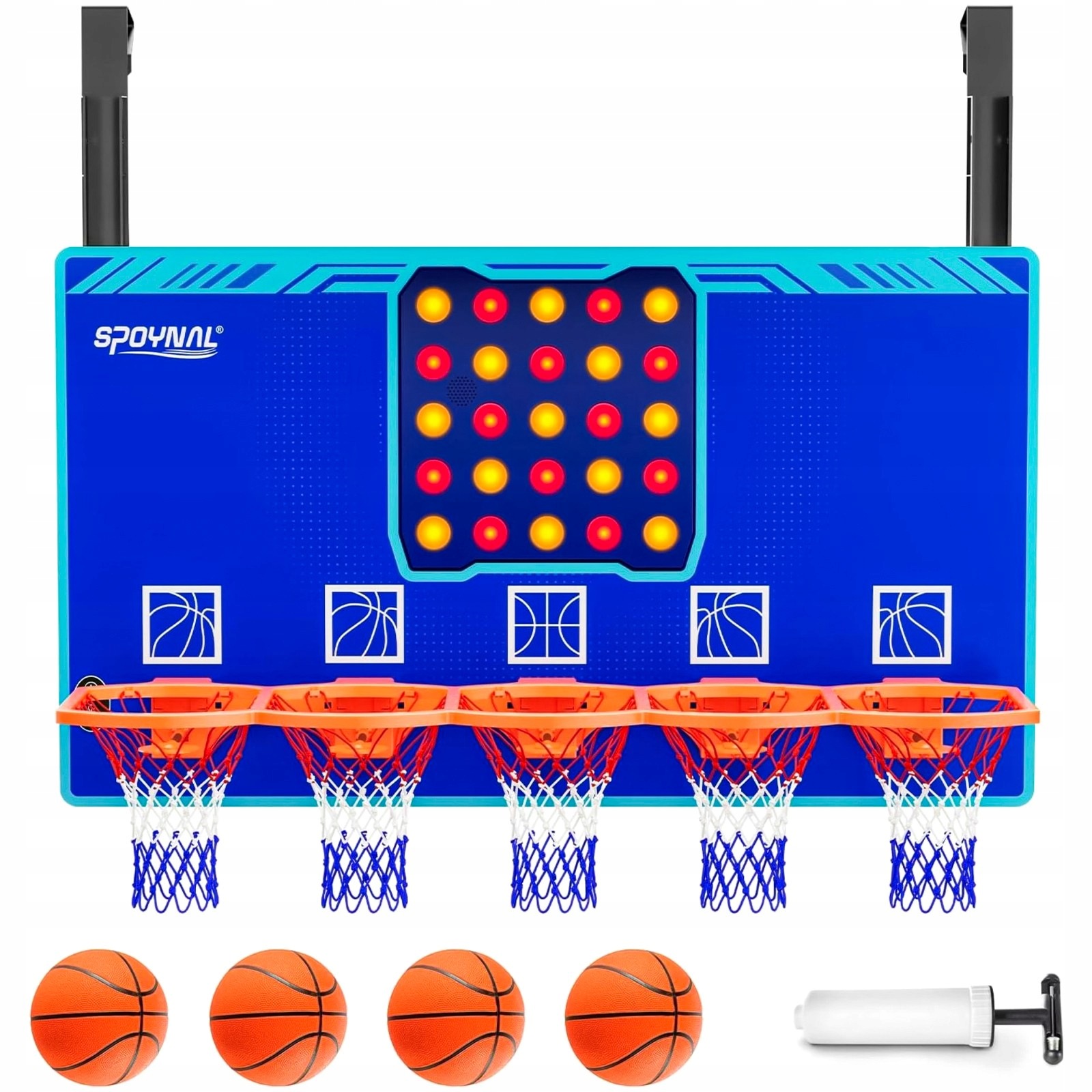 Dovednostní Hra Basketbal 4 V Řadě Na Dveře Led Zvuk pro děti