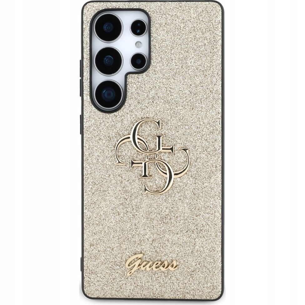 Pouzdro Guess Glitter pro Galaxy S25 Ultra, kryt, obal, pouzdro