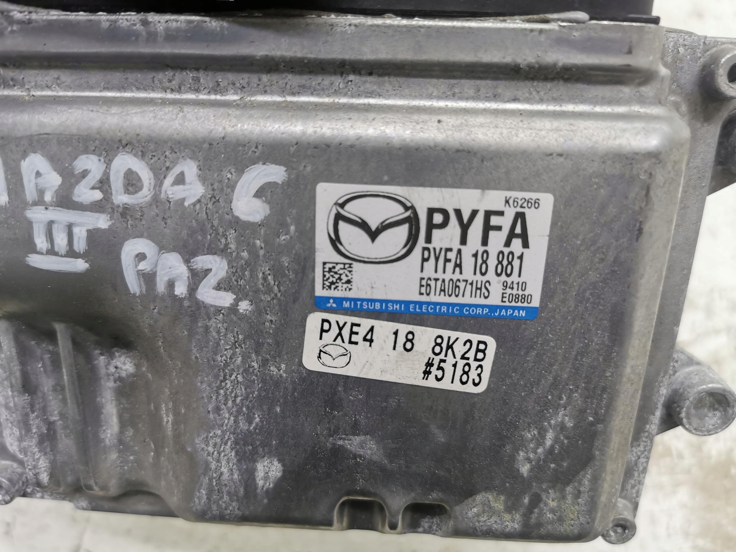 control unit of the engine MAZDA 6 III LIFT 2.5 SKYACTIV-G