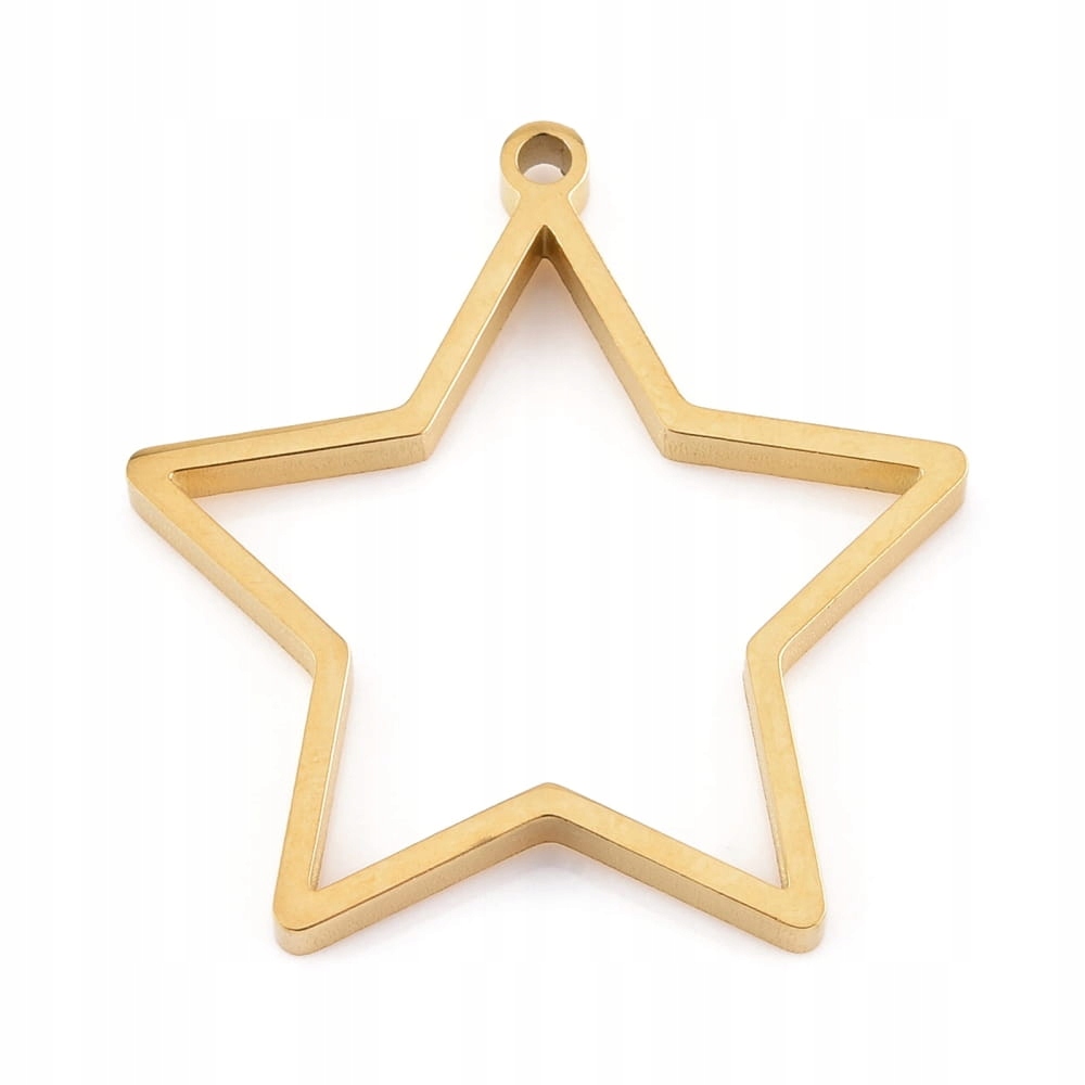 ZSS97 Zawieszka stal szlachetna Gwiazda gold
