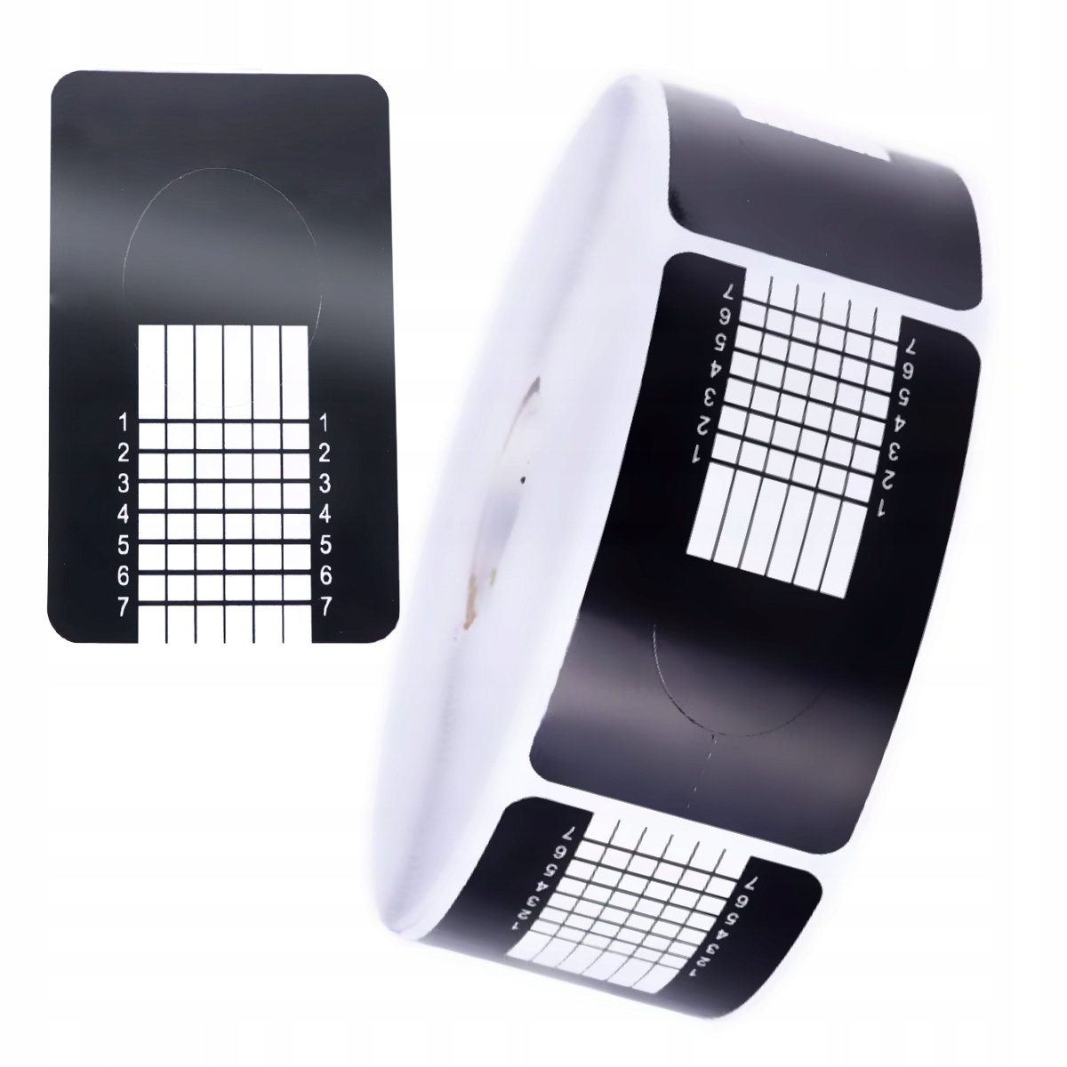 SZABLONY do przedłużania paznokci FORMY 100 sztuk