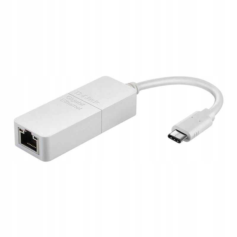 Karta sieciowa D-Link USB-C/RJ45 (DUB-E130) biała