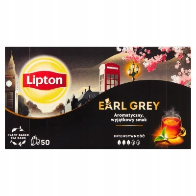 Levně Lipton Čaj černý English Breakfast 50 sáčků