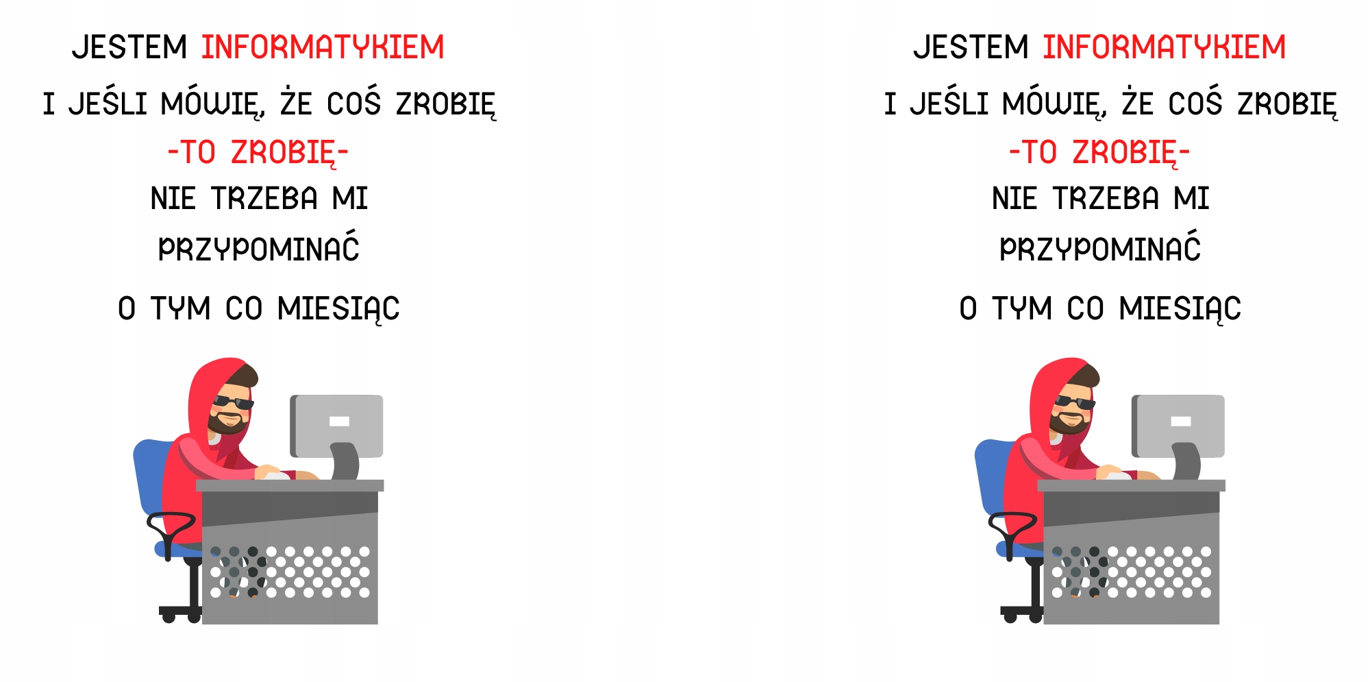 KUBEK HUMOR PREZENT DLA INFORMATYKA PROGRAMISTY Pojemność 330 ml