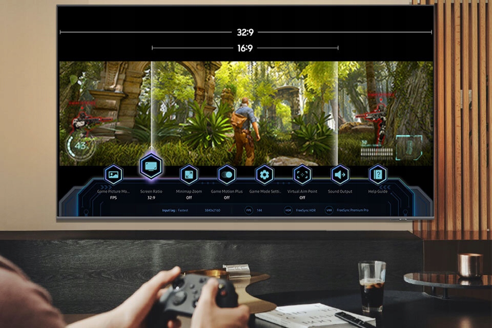 Telewizor SAMSUNG QE55Q67C QLED 4K HDR Smart Atmos Rozdzielczość ekranu (px) 3840 x 2160