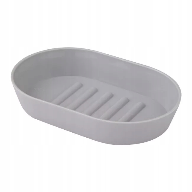 MYDELNICZKA PLASTIKOWA PODSTAWKA SZARA PALMI COOKE&LEWIS 14 cm