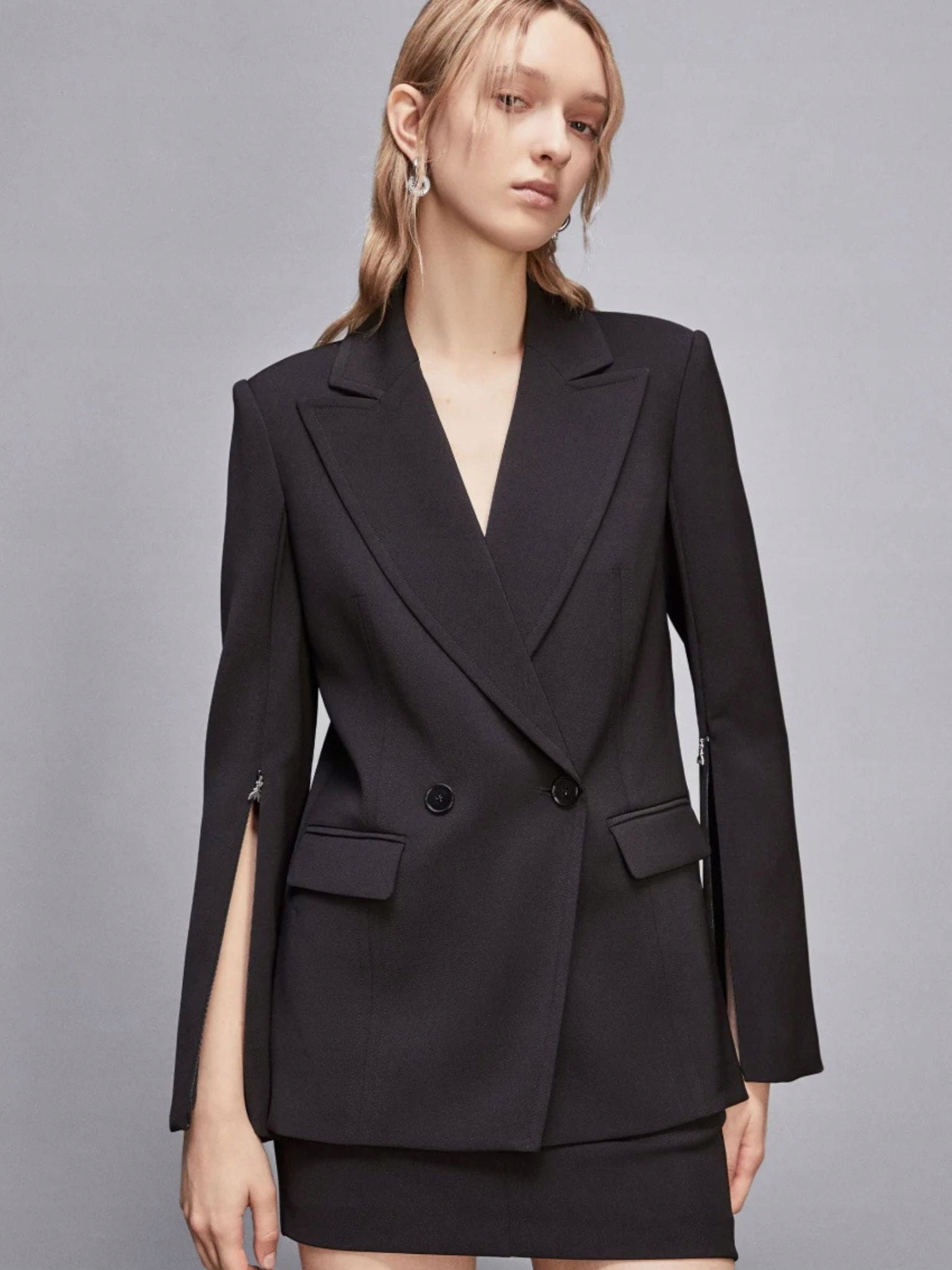 Sako sako Patrizia Pepe 8S0515 A545 černé Jackets: 44