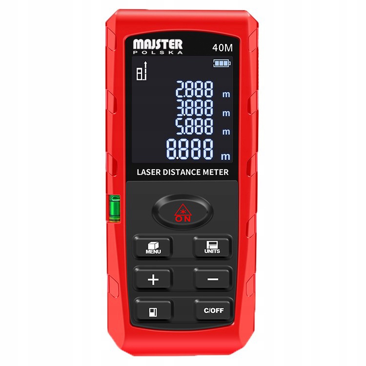 Dalmierz Majster Polska laserowy miernik odległości cyfrowy 40m