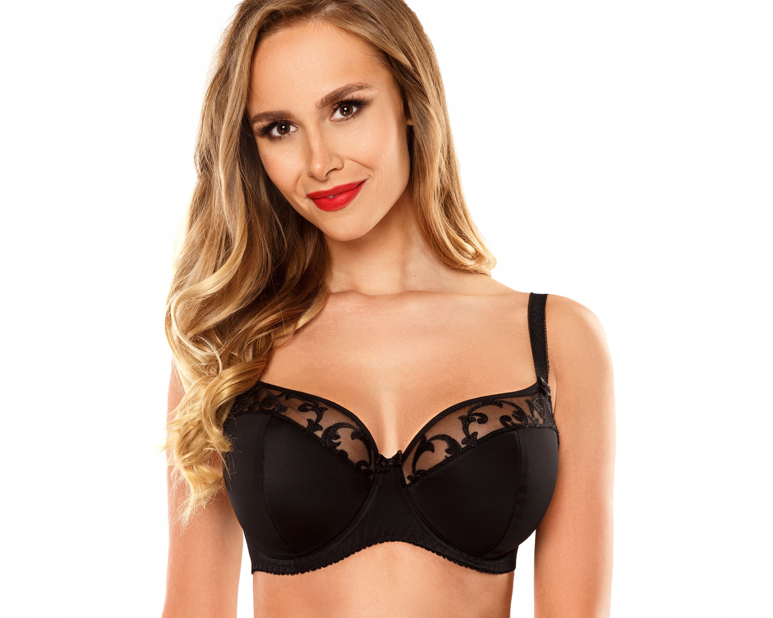 

Elegancki Stanik Vivisence Semi Soft czarny 80F