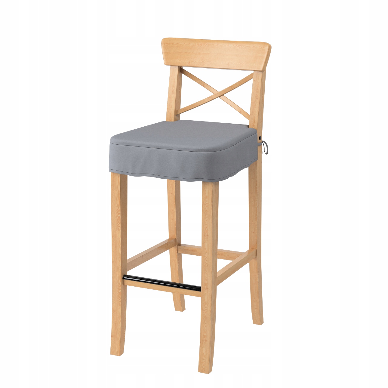 Sedák na barovou židli Ingolf Ikea černý