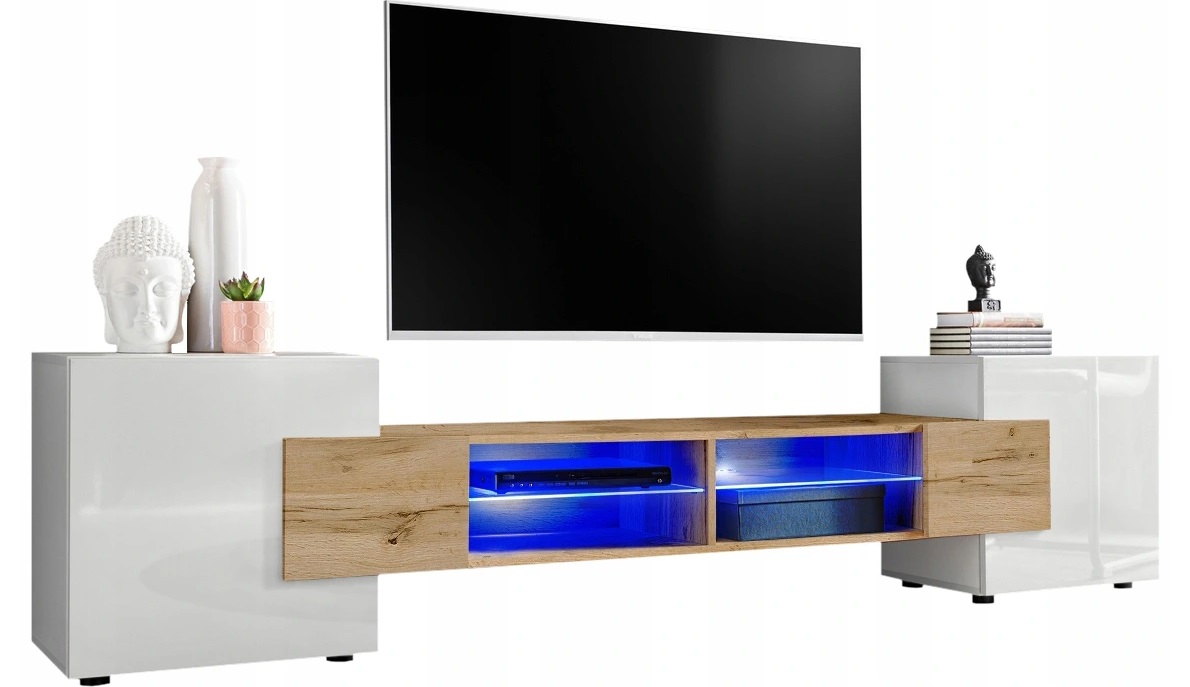 Szafka Stolik RTV Led Komoda Nowoczesna