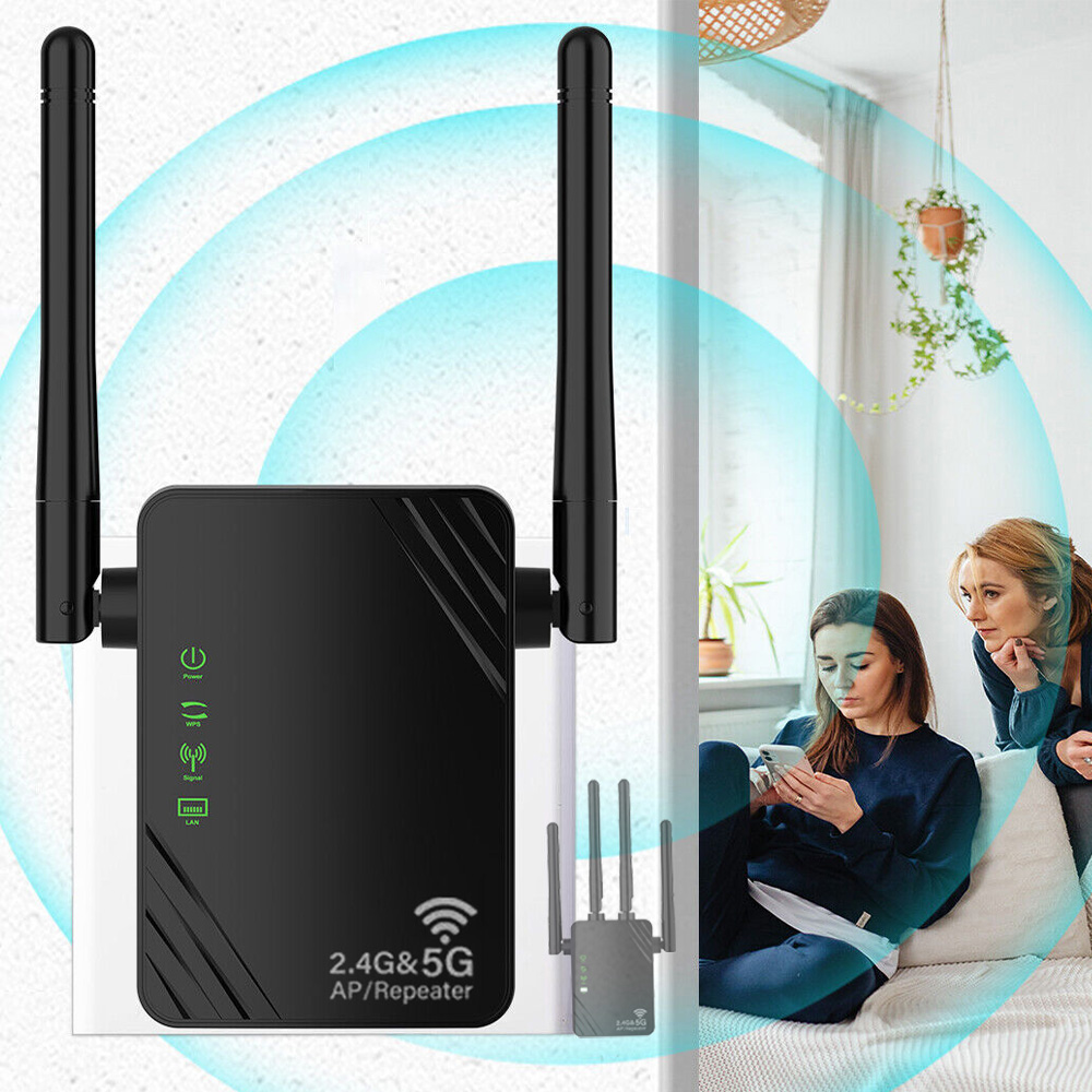 zesilovač signálu přístupového bodu zesilovač signálu WiFi 1200 Mb/s