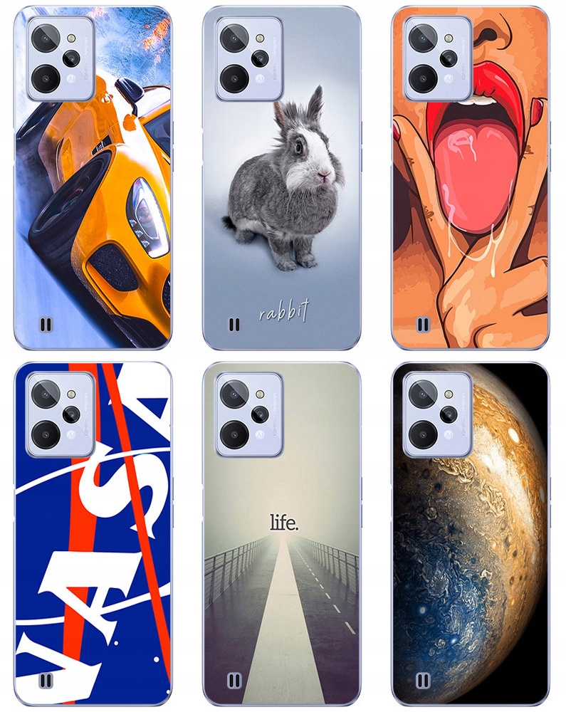 ETUI PLECKI FOTO Case OBUDOWA Pokrowiec JAKOŚĆ WZORY SZKŁO 9H do Realme C31 Kolekcja ART FOTO CASE KWIATY