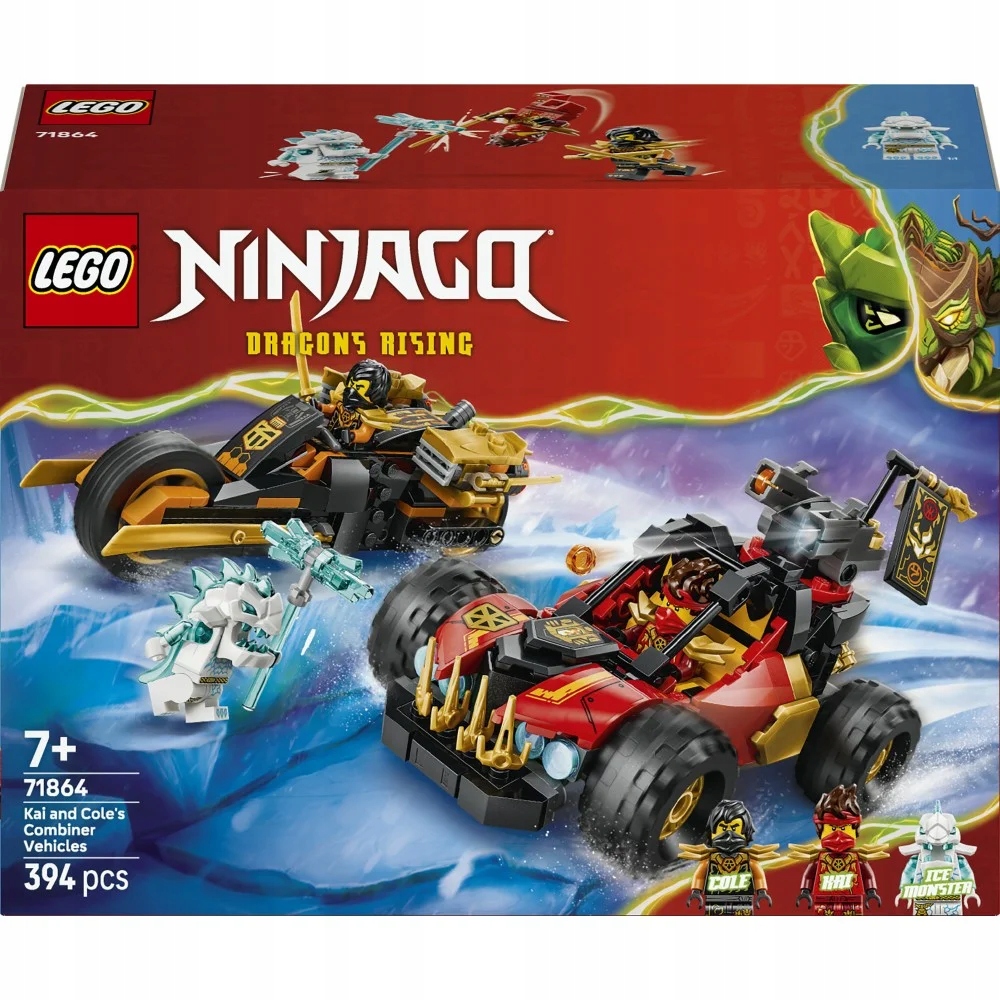 Lego Ninjago Multifunkční vozidla Kaie a Colea 71864