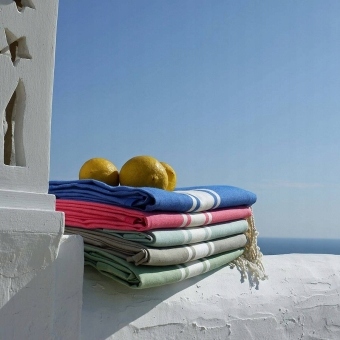 Hammam 100% Bawełna Turecka Peshtemal - sauna spa basen - 100x180 Beżowy Długość 100 cm