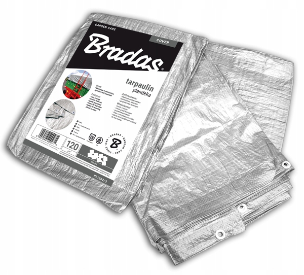 Bradas Posilnená plachta Silver 10 x 15 m, 120 g