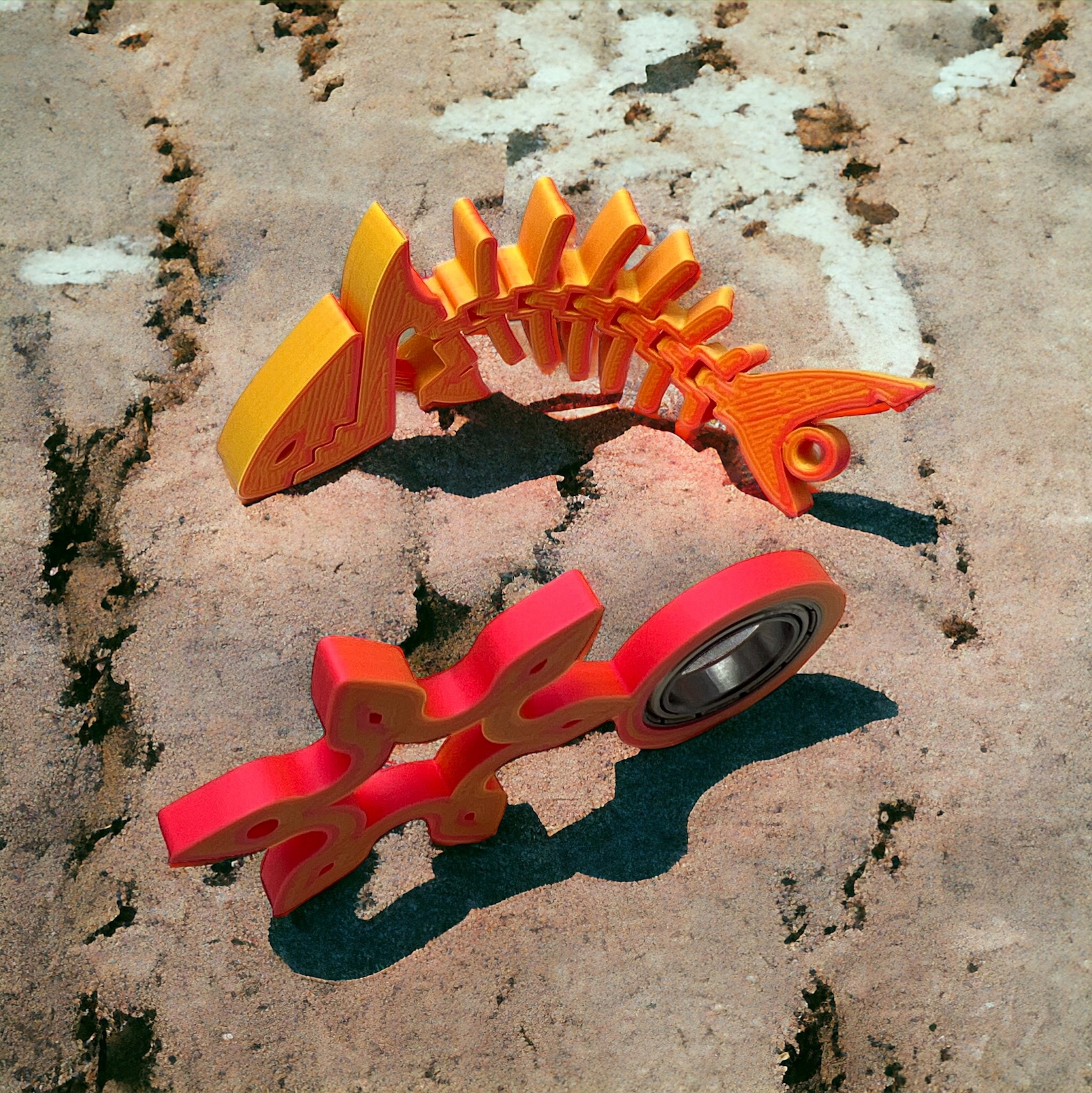 KEYSPINNER KEYRAMBIT GWIAZDA SAMURAJA + FLEXI REKIN ZESTAW TIKTOK NEON Rodzaj Fidget Spinner