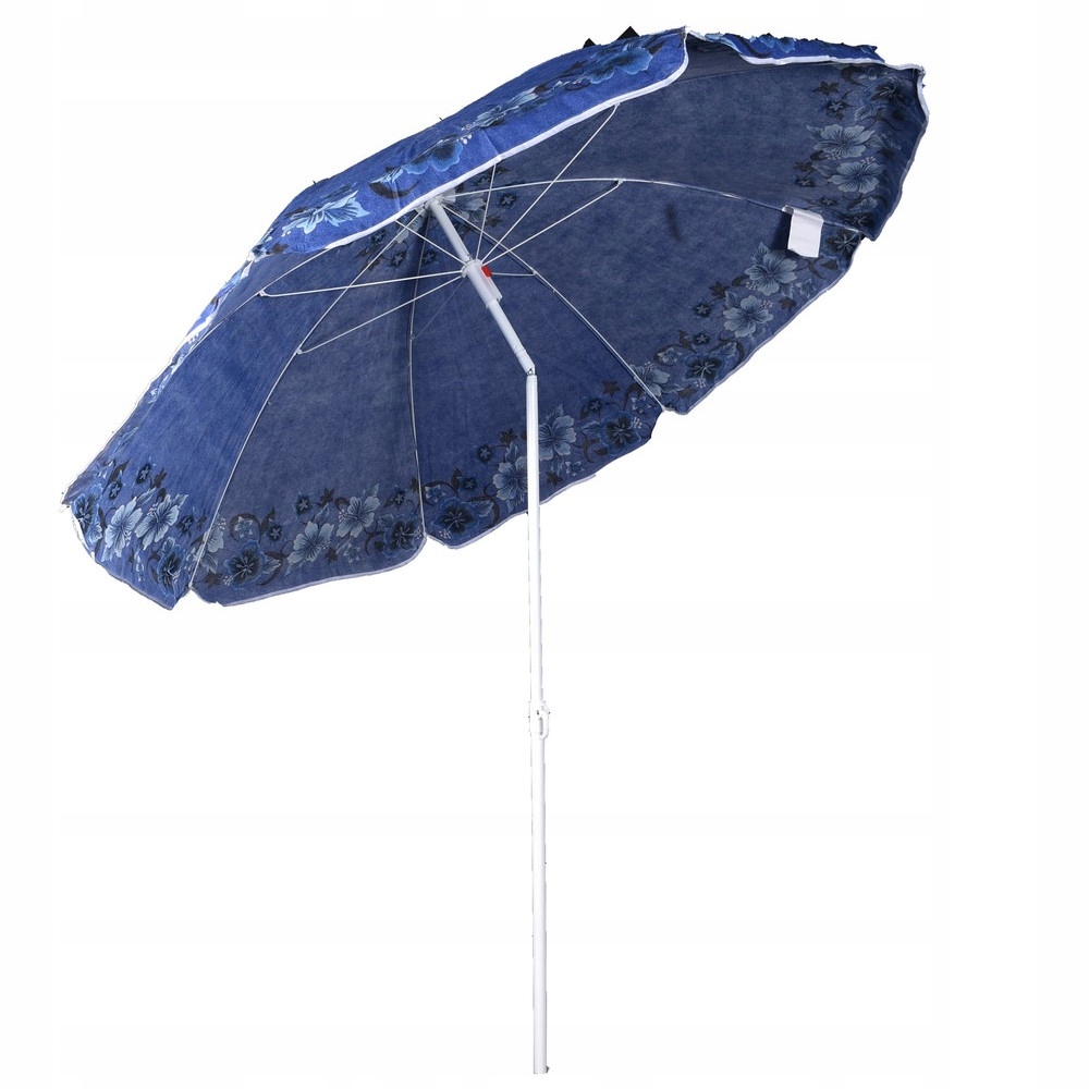 DUŻY ŁAMANY PARASOL DO OGRODU NA PLAŻĘ TNT 180 cm SKŁADANY PRZENOŚNY