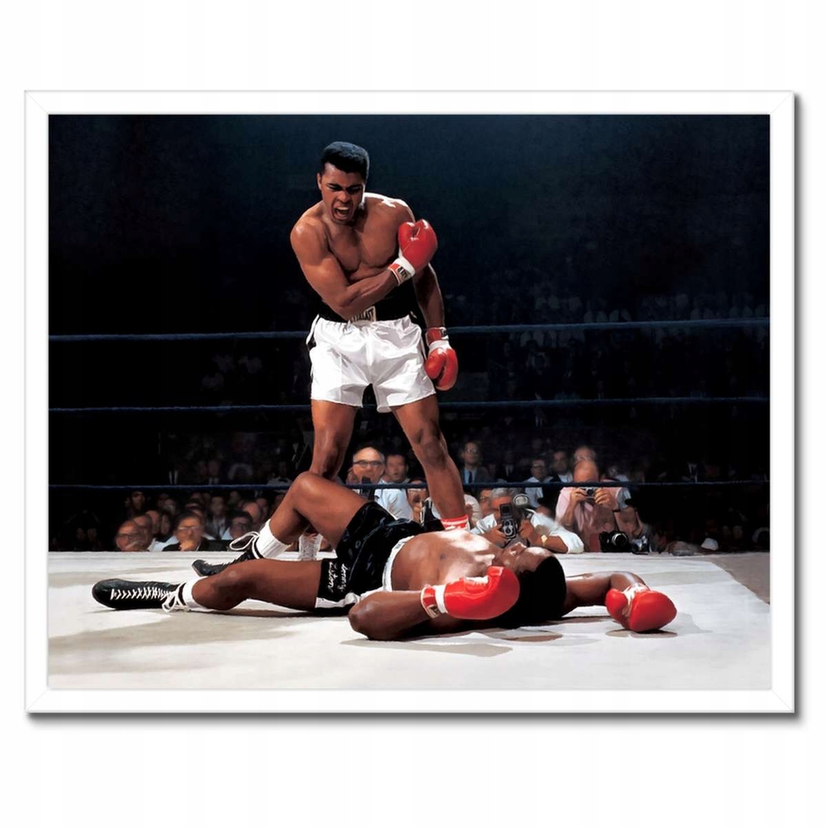 Plakáty v rámu 50x40 Muhammad Ali Boxer Boj