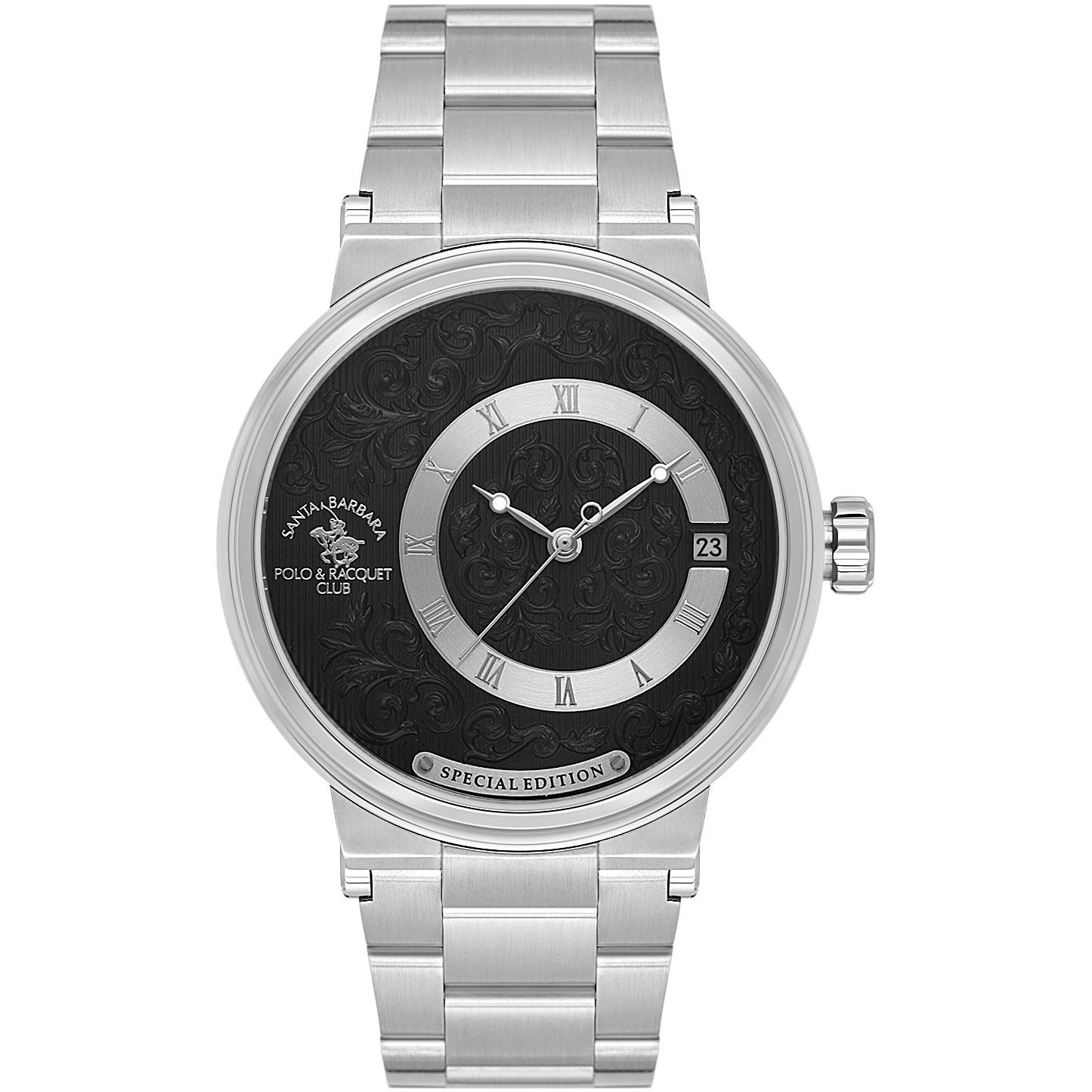 Pánské Hodinky Santa Barbara Rocket Polo Club SB.1.10702-2 stříbrné