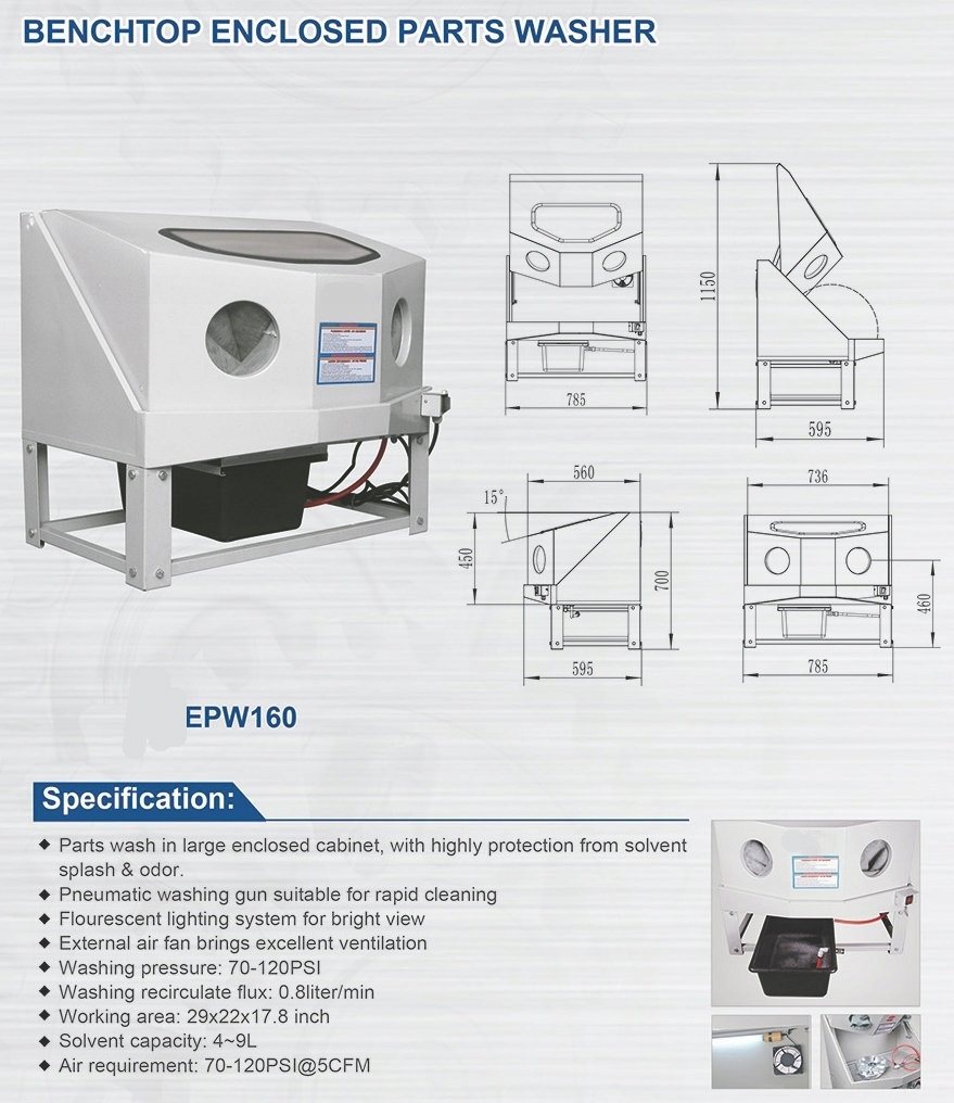 MYJKA WARSZTATOWA KABINOWA EPW160 Marka inna