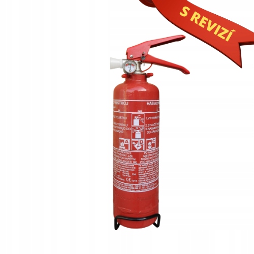 Práškový hasicí přístroj do auta 1 kg P1 Če Revize