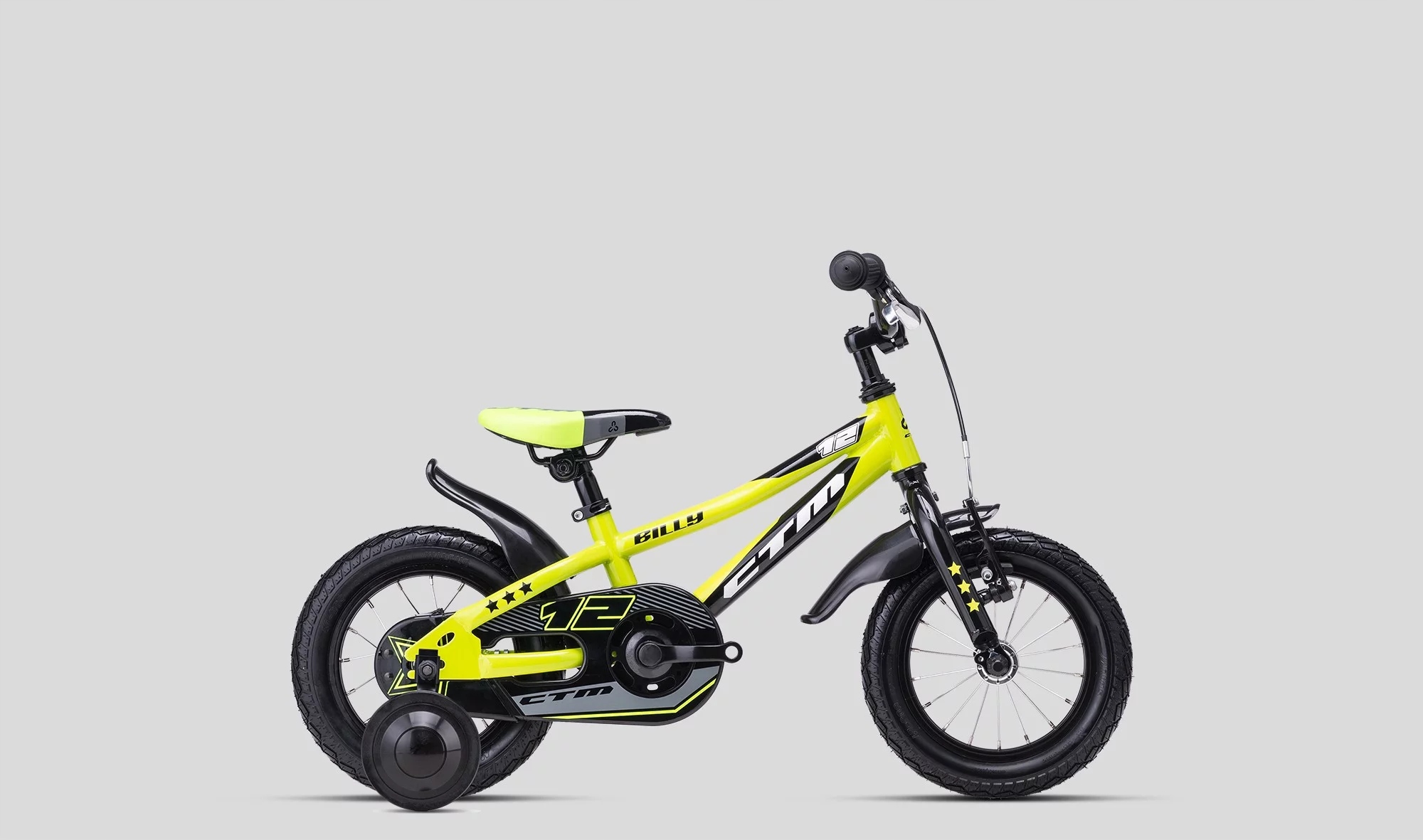 Rower dziecięcy Ctm Billy 12" czarno żółty