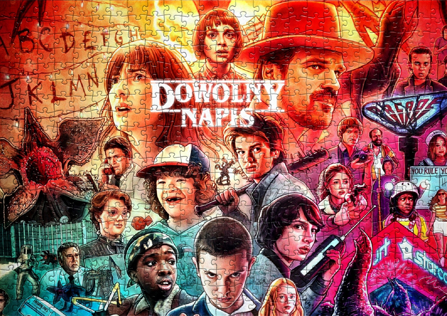 

Puzzle Stranger Things z Twoim Napisem 252 El