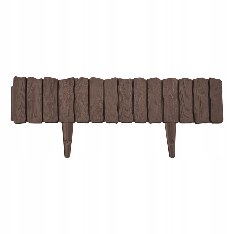 PALISADA OGRODOWA obrzeże trawnikowe płotek WOOD 0,58 mb ciemny brąz