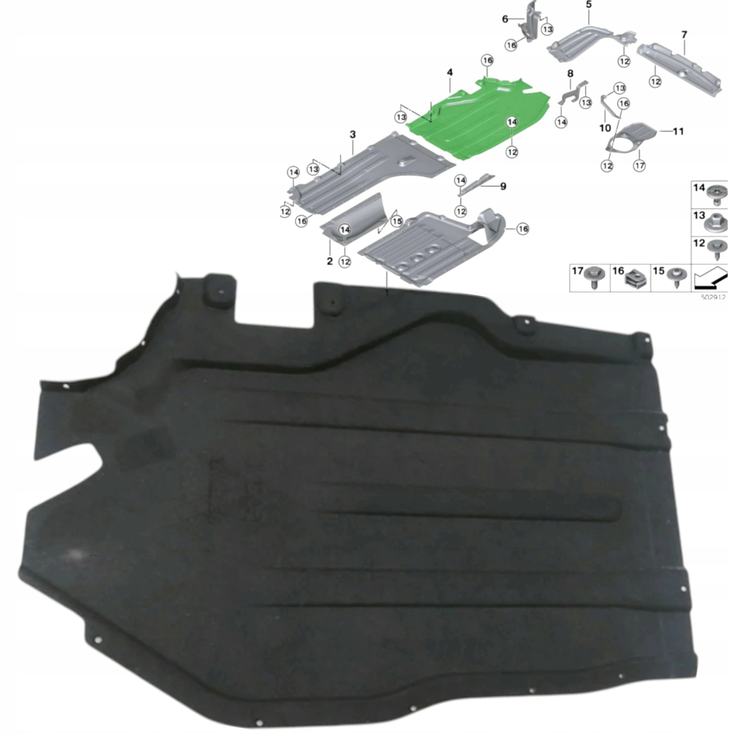 Krytka Zadního Podvozku Levá 51757424887 Bmw X5 G05 2018+