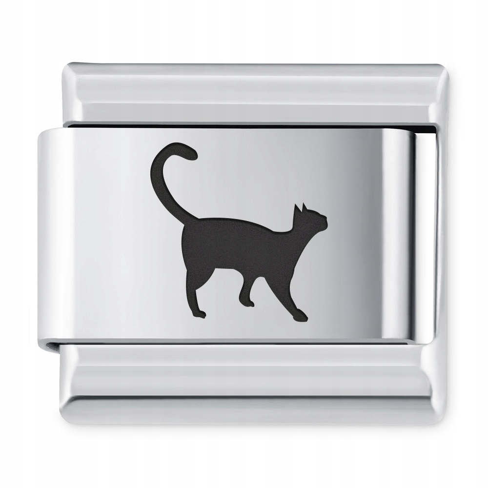 

Italian Charms Symbole Zwierzęta Kot Grawer
