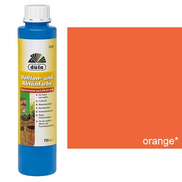 

Dufa Pigment do Farb i Tynków 0,75 l Pomarańczowy