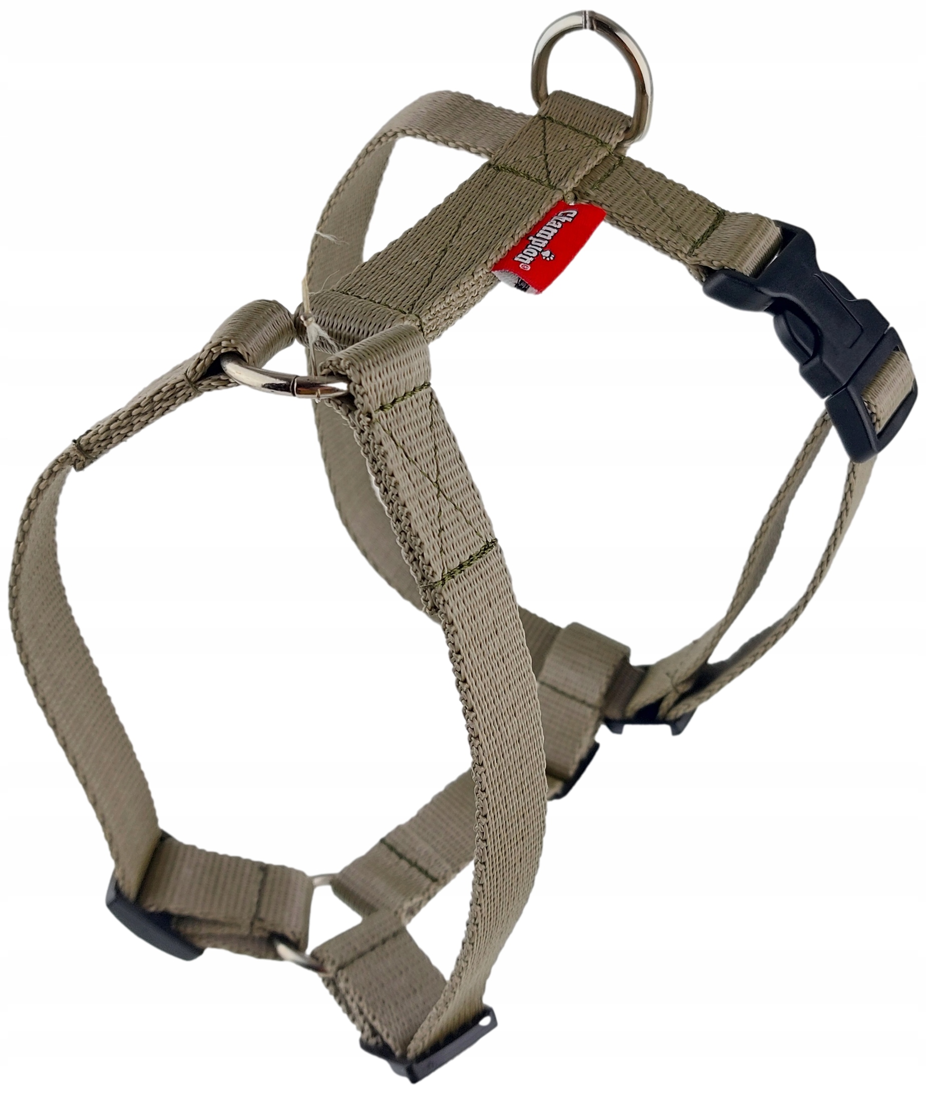 Levně Champion Postroj pro velkého psa s nastavitelnou páskou Guard 120 Khaki