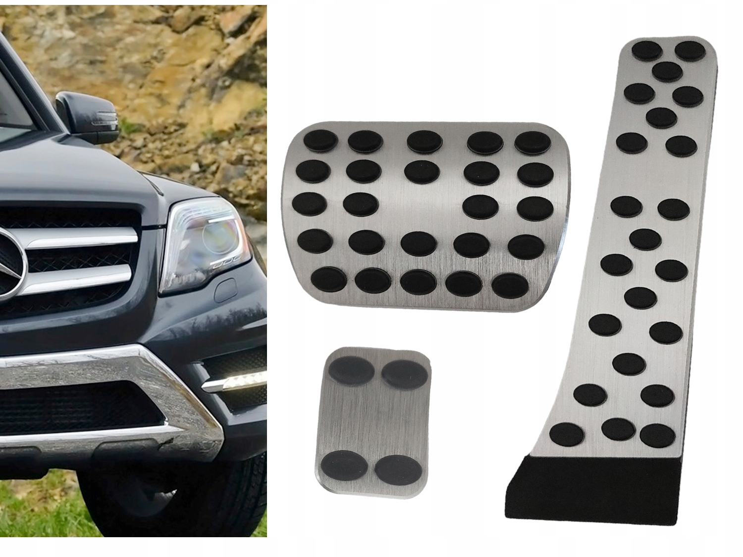 Nakładki na Pedały MERCEDES BENZ GLK X204 GLK200 GLK280 GLK350 AMG 08-2015