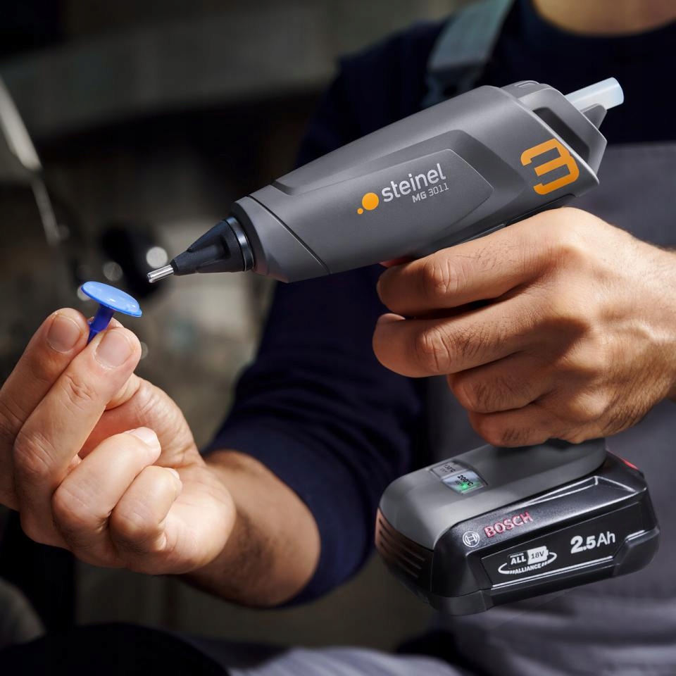 Pistolet do klejenia STEINEL MobileGlue 3011 aku zestaw [069018] Średnica wkładu (mm) 11