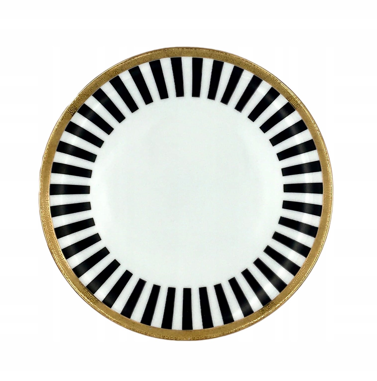 

Talerz deserowy porcelanowy Serko Bogucice Paski
