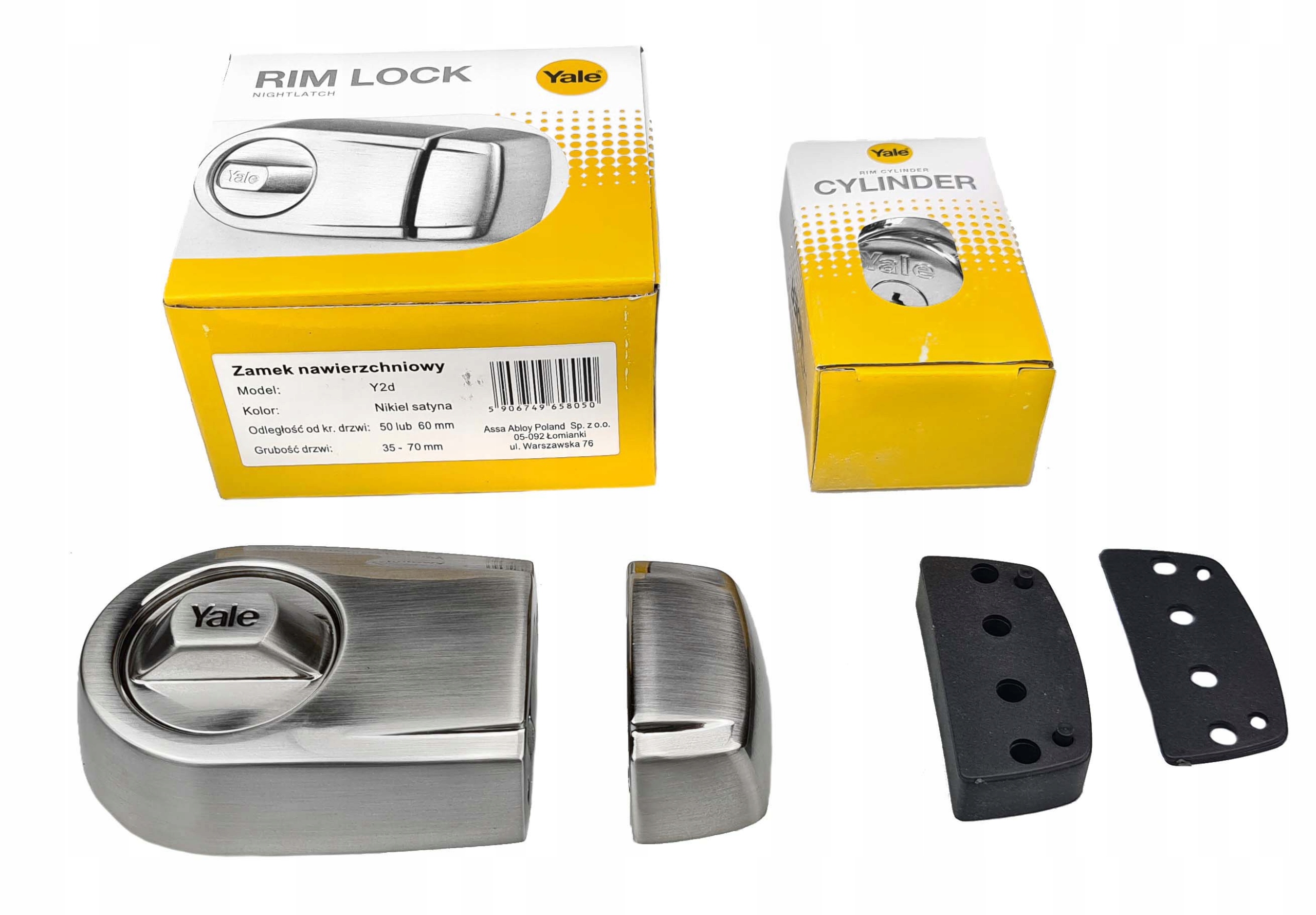 

Zamek Nawierzchniowy Łucznik Yale Y2D Satyna 4 Kl