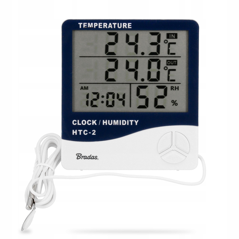 Stacja Pogodowa BEZPRZEWODOWA Termometr ZEWNĘTRZNY Higrometr Wewnętrzny EAN (GTIN) 5907544438649