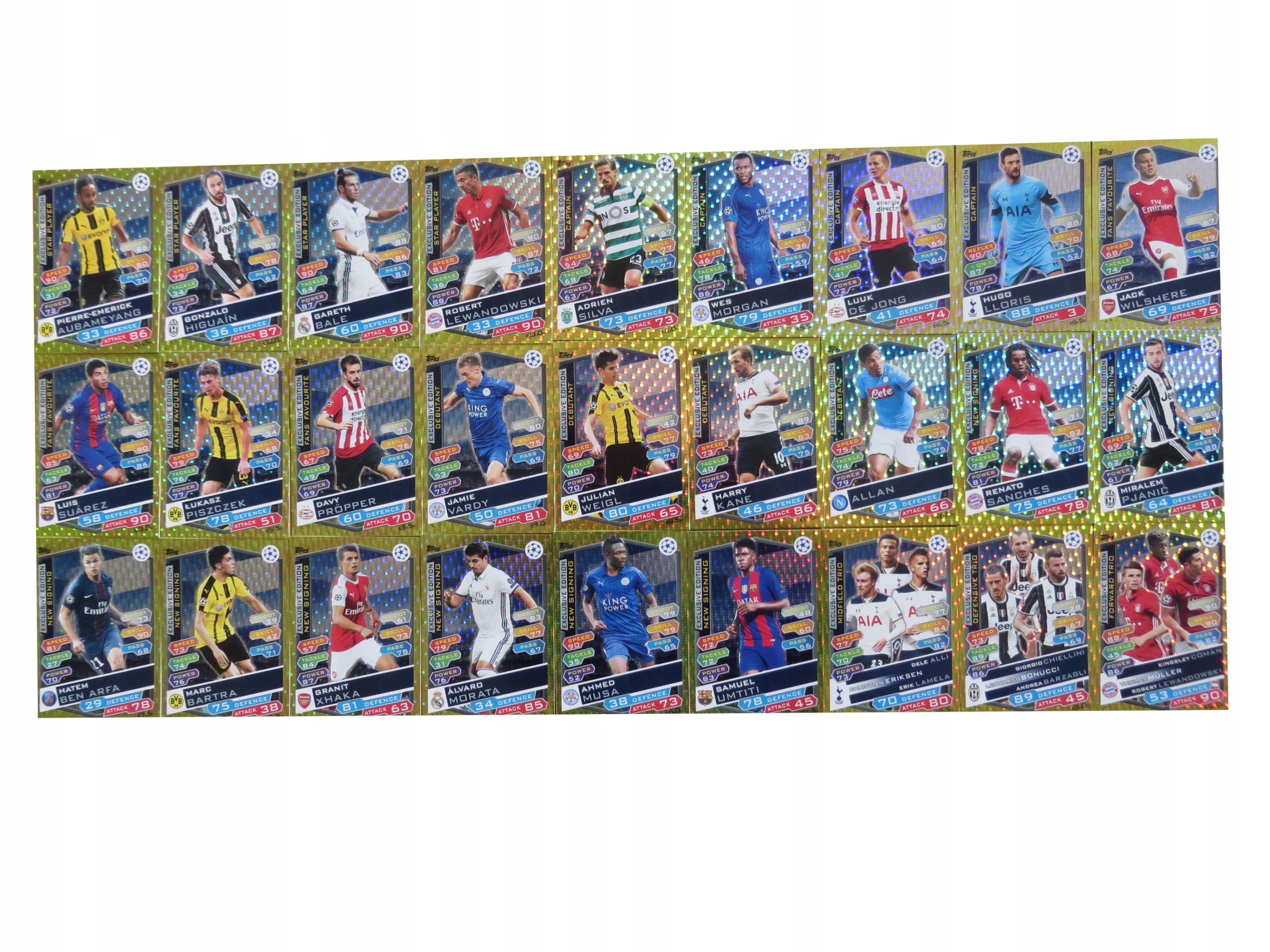 Topps Match Attax Champions 2016 2017 Karty Piłkarskie 27 Exclusive Edition