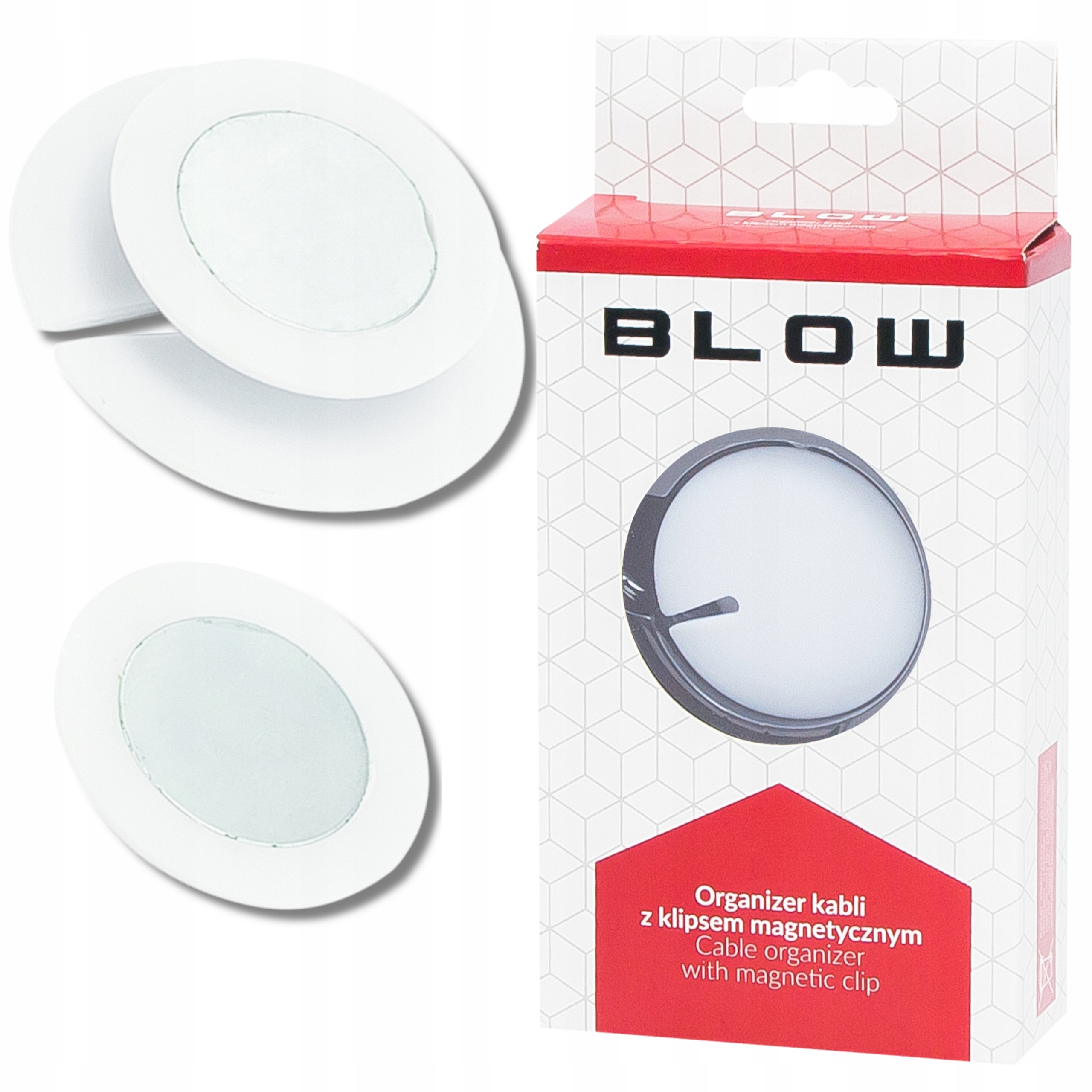 

Organizer do kabli Blow z zaczepem magnes zwijacz