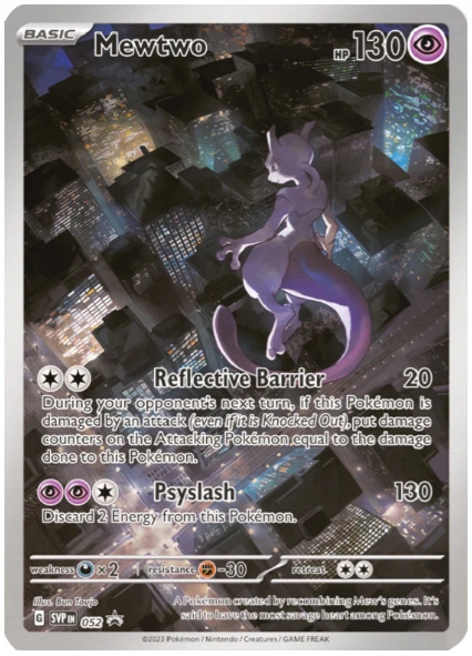 Karta Pokemon Mewtwo (svp 052) R uniwersalny