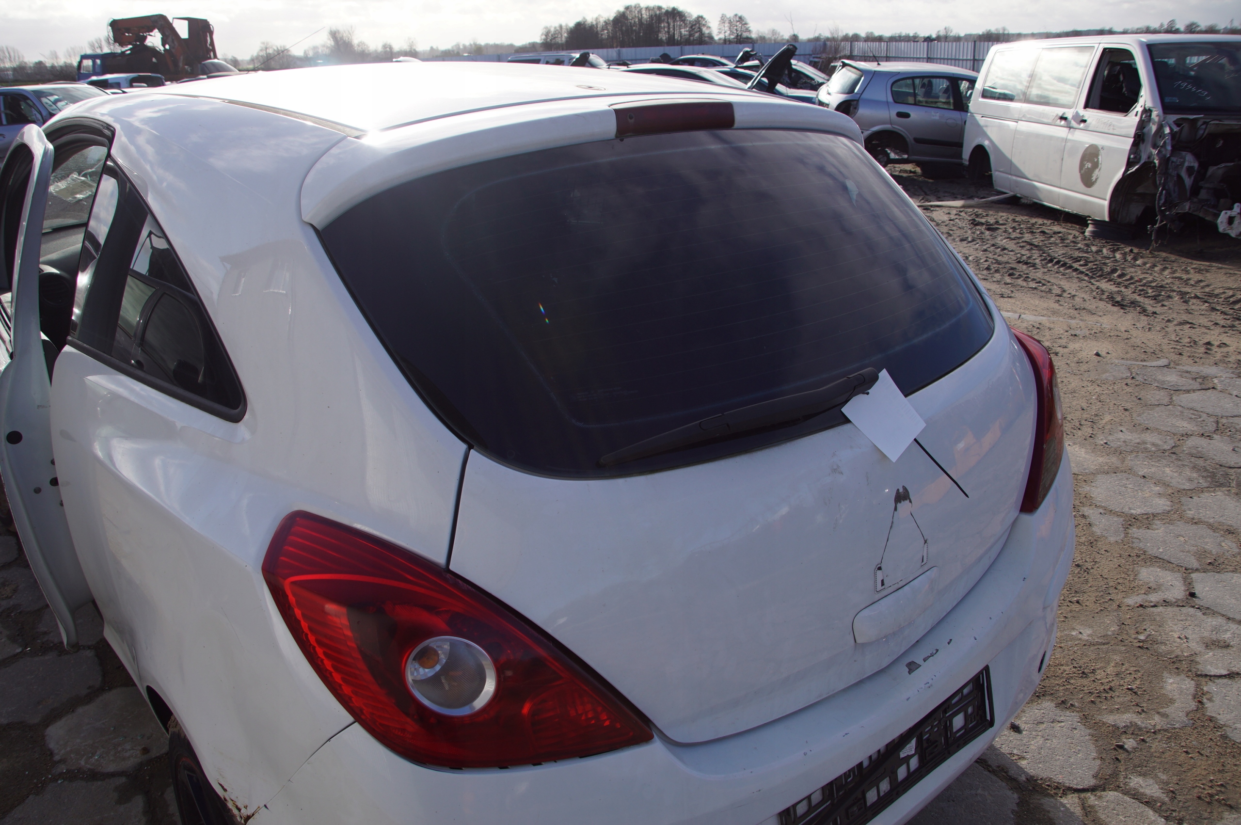 trunk door boot OPEL CORSA D 3D HB
