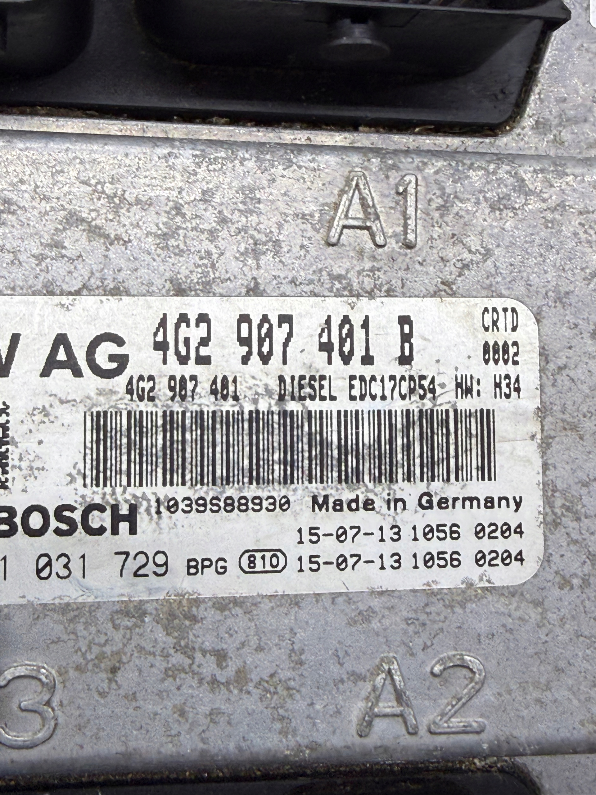 AUDI A4 A7 A6 C7 3.0 TDI CRTD module computer control unit of the engine SPRAWNY LEGA