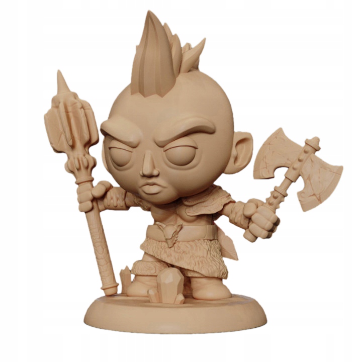 Figurki Dice Head CIBI Female goliath RPG